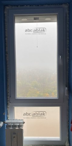 Fehér műanyag ablak, panel ablak 90x210,